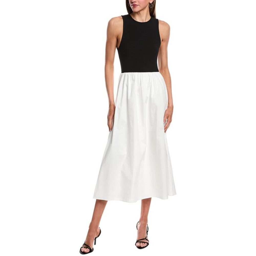 Lyra & Co Womens  Midi Dress, Black
